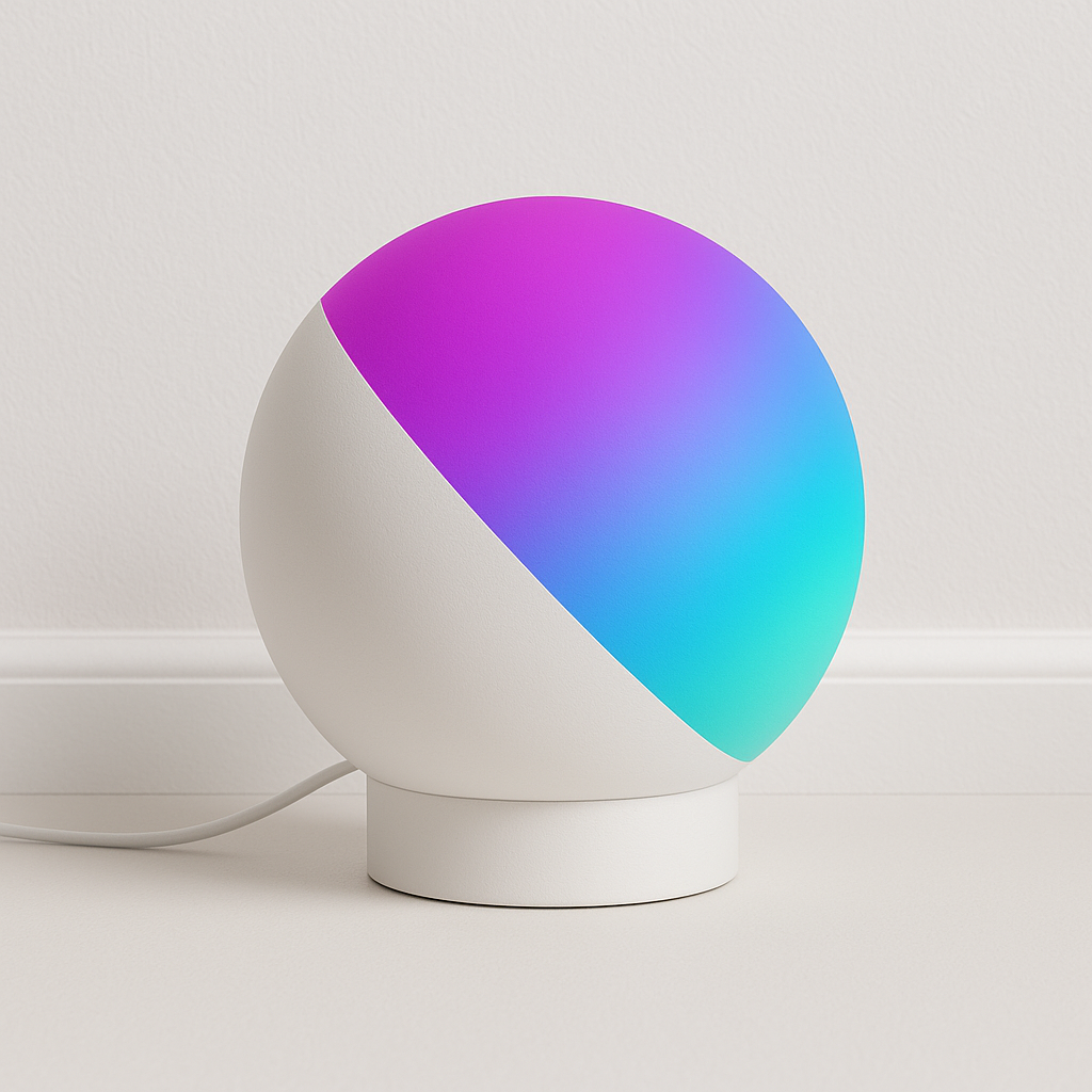 Luminária de Mesa Smart Alexa Google Home 12W Dimerizável RGB Wi-Fi