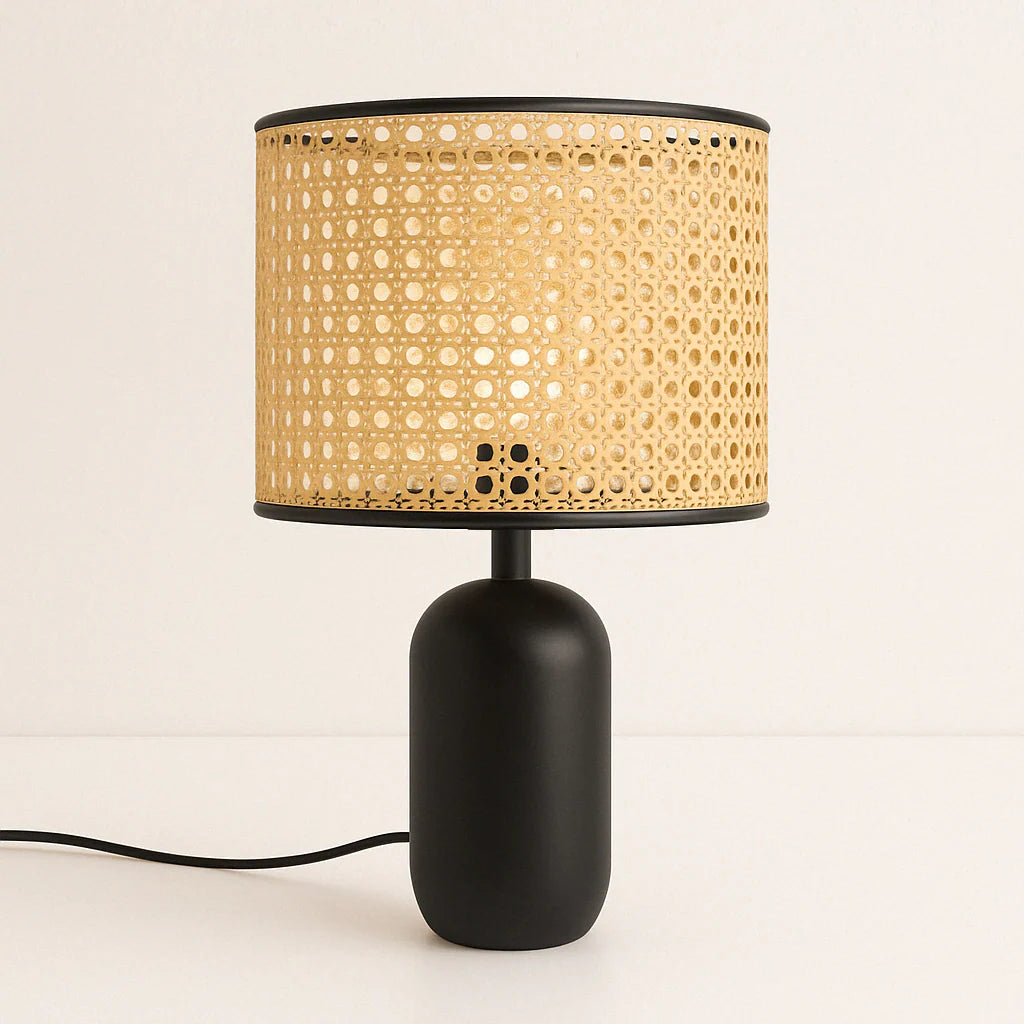 Luminária de Mesa Moderna Minimalista Palha Japan Osaka