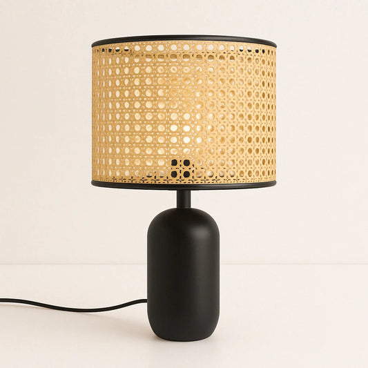 Luminária de Mesa Moderna Minimalista Palha Japan Osaka