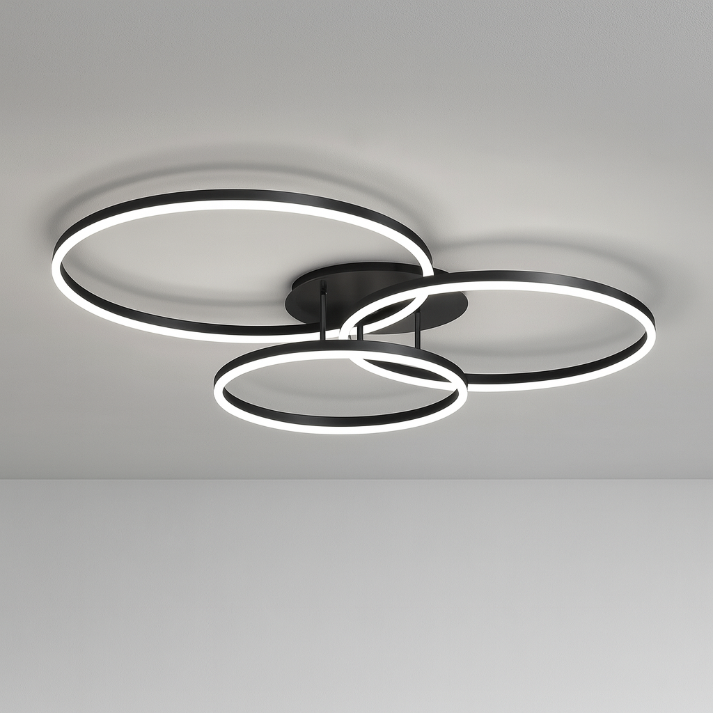 Luminária Plafon Moderna Minimalista LED Metal Hafen