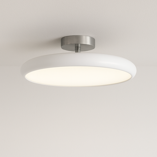 Luminária Plafon Moderna Minimalista Articulada Metal LED Derne
