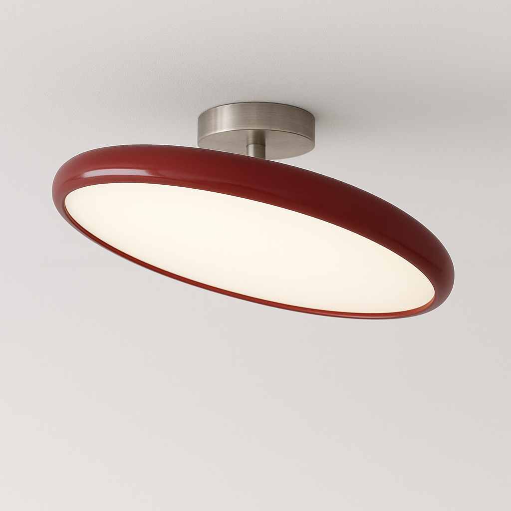 Luminária Plafon Moderna Minimalista Articulada Metal LED Derne
