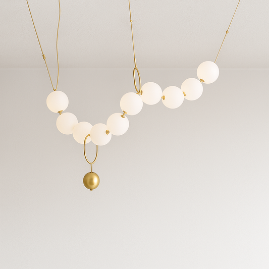 Luminária Pendente Moderno Minimalista Vidro Ballari