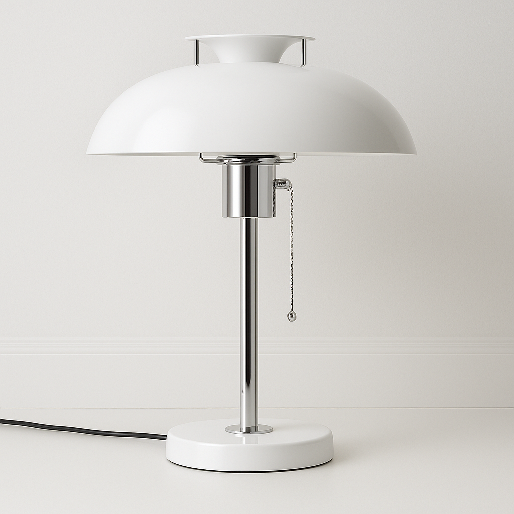 Luminária de Mesa Abajur Moderna Minimalista Metal Vergas