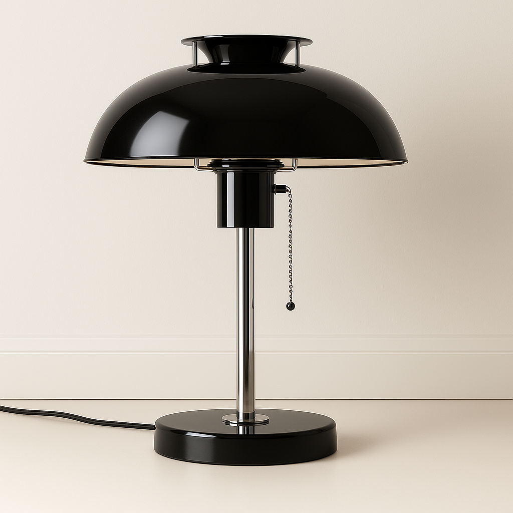 Luminária de Mesa Abajur Moderna Minimalista Metal Vergas