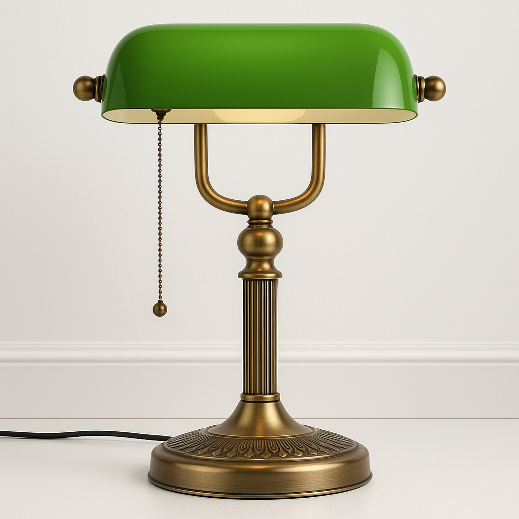 Luminária de Mesa Abajur Moderna Clássica Metal Vidro Hide