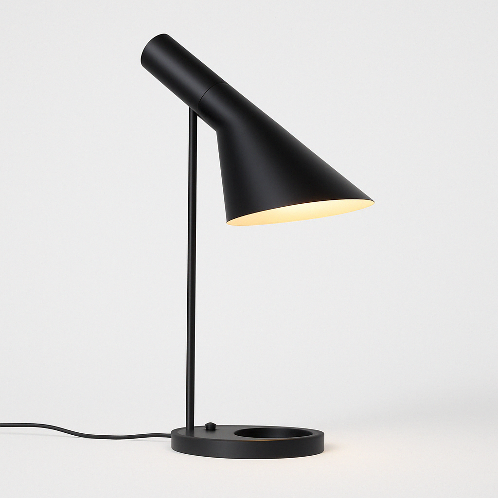 Luminária de Mesa Abajur Minimalista Retrô Zag