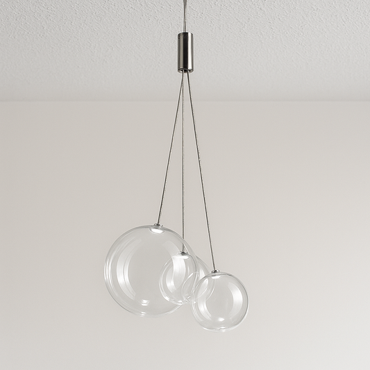Luminária Pendente Moderno Minimalista Globo de Vidro Yarz