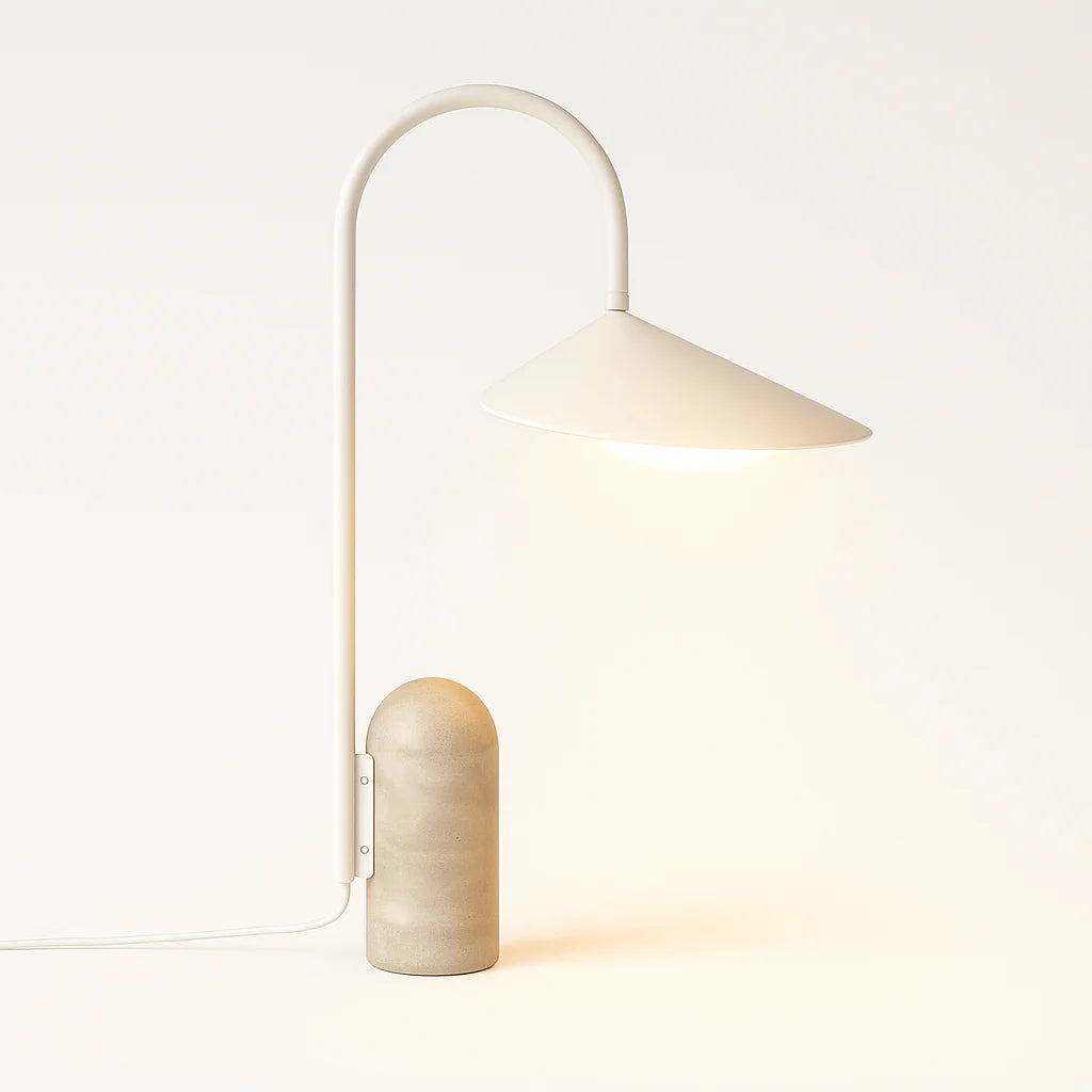 Luminária de Mesa Abajur Moderna Minimalista Articulada Petal