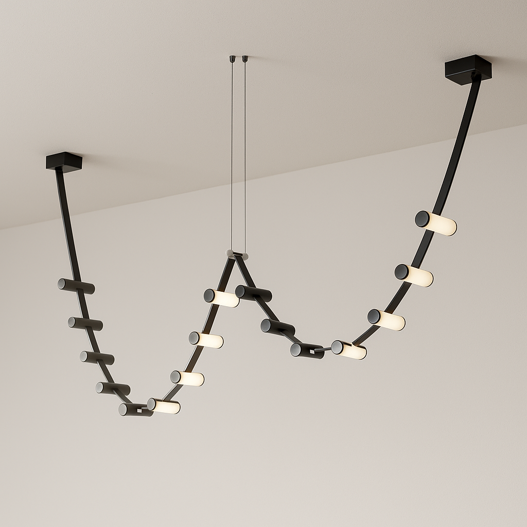 Luminária Pendente Moderna Minimalista LED Metal Fozz