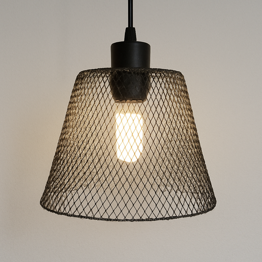 Luminária Pendente Moderno Industrial Retrô Aramado Karl