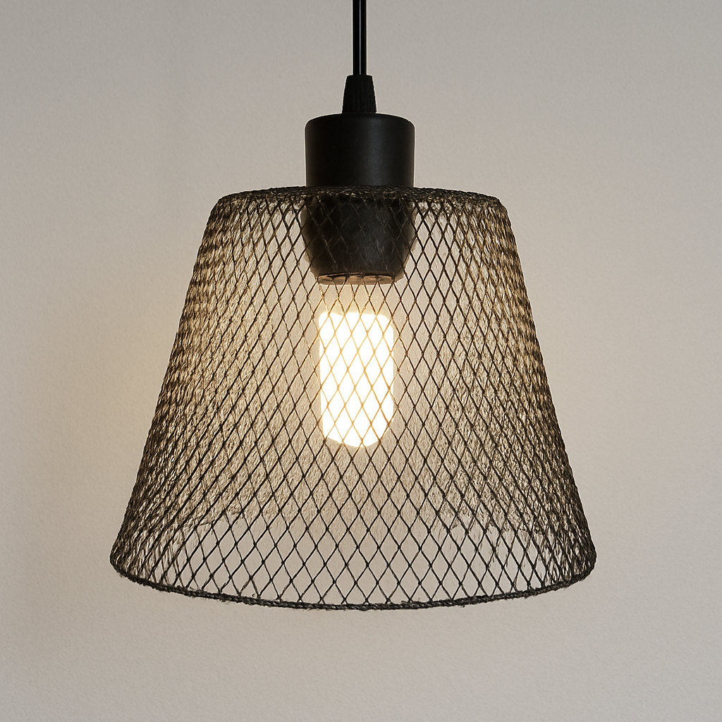 Luminária Pendente Moderno Industrial Retrô Aramado Karl