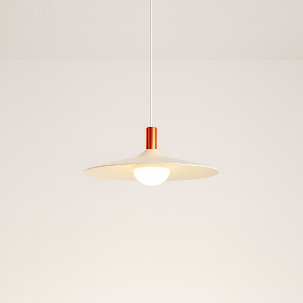 Luminária Pendente Moderna Minimalista Metal Acrílico LED Agios