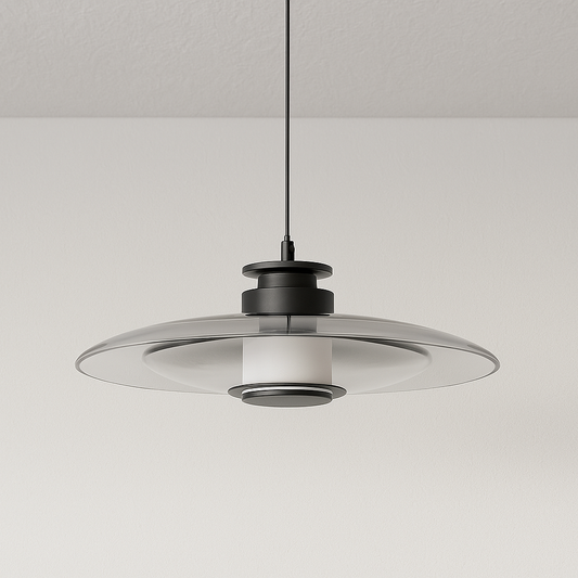Luminária Pendente Moderna Minimalista LED Vidro Pava