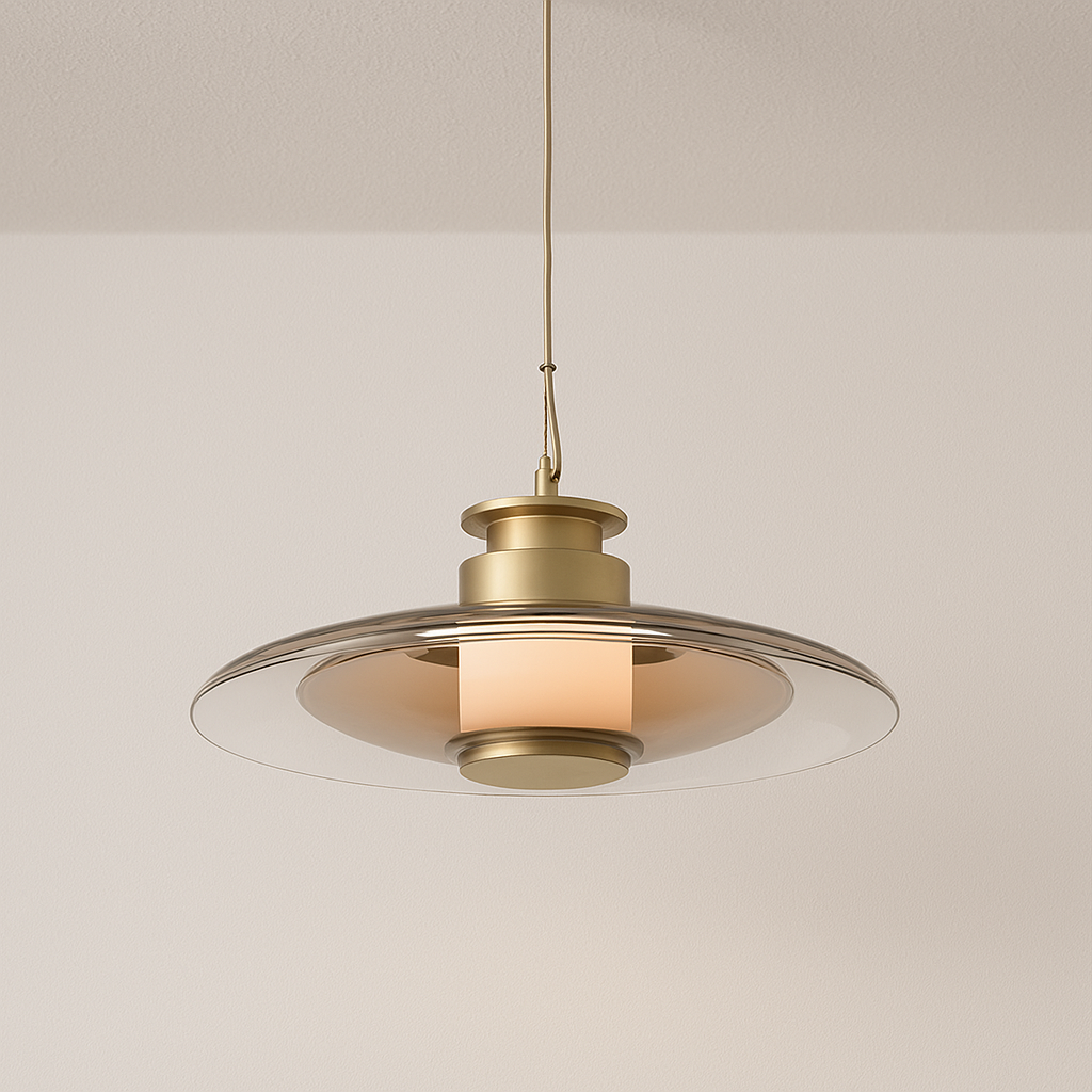 Luminária Pendente Moderna Minimalista LED Vidro Pava