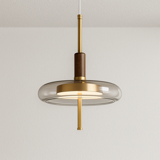 Luminária Pendente Moderna Minimalista LED Vidro Finx