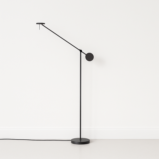 Luminária de Piso Coluna Moderna Minimalista Articulada Turi