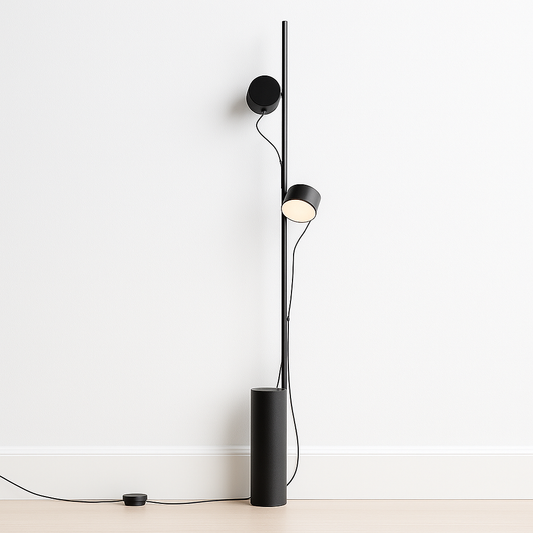 Luminária de Piso Coluna Moderna Minimalista Reese