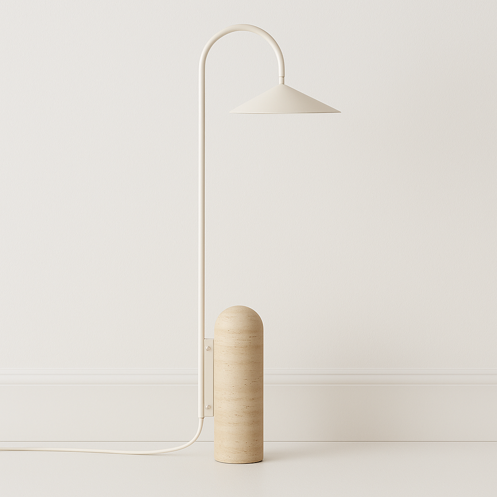 Luminária de Piso Coluna Moderna Minimalista Articulada Petal