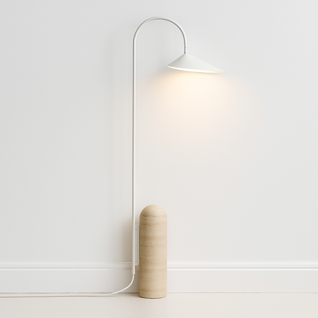 Luminária de Piso Coluna Moderna Minimalista Articulada Petal