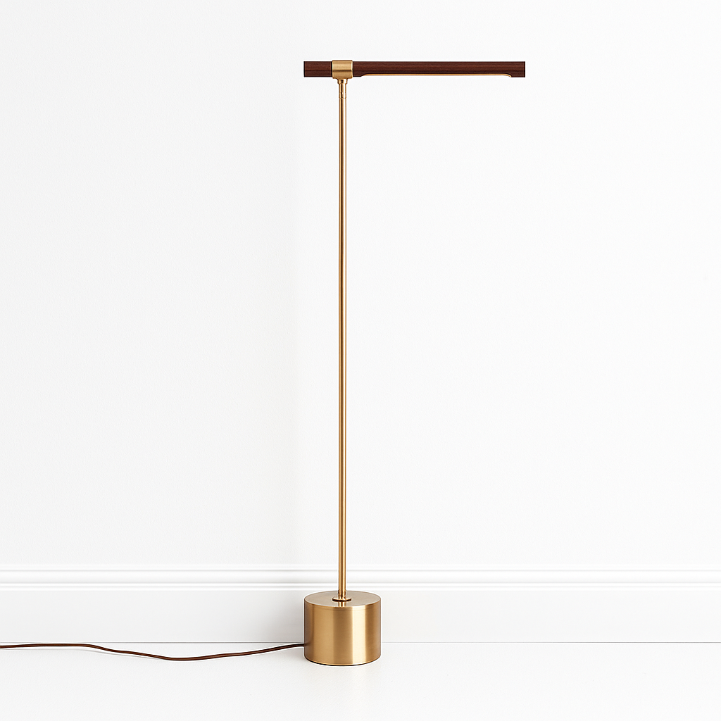 Luminária de Piso Coluna Moderna Minimalista Articulada Kluzzi