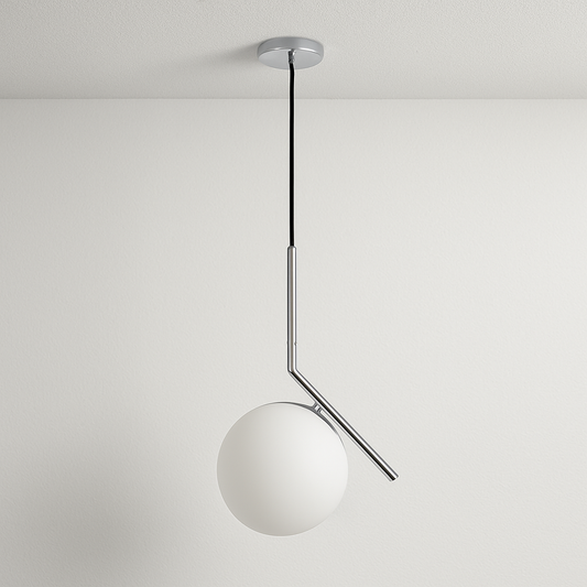 Luminária Pendente Moderno Minimalista Globo de Vidro Venli