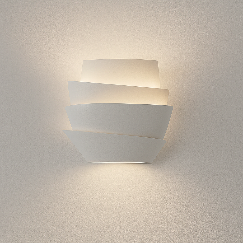 Luminária Arandela Moderna Minimalista LED Metal Polich