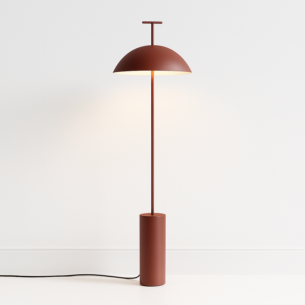 Luminária de Piso Coluna Moderna Minimalista Kartell