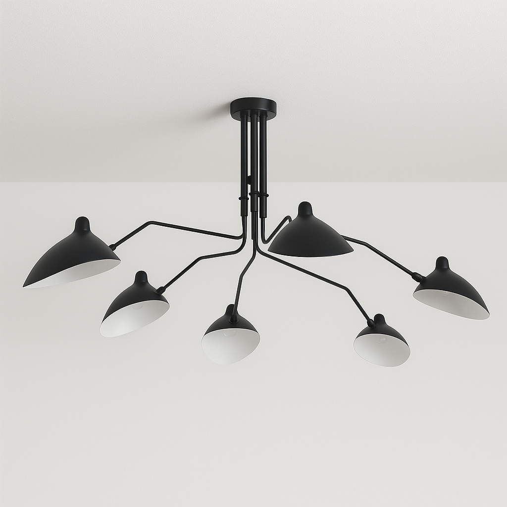 Luminária Plafon Moderna Minimalista Industrial Articulada Nerth Mouille