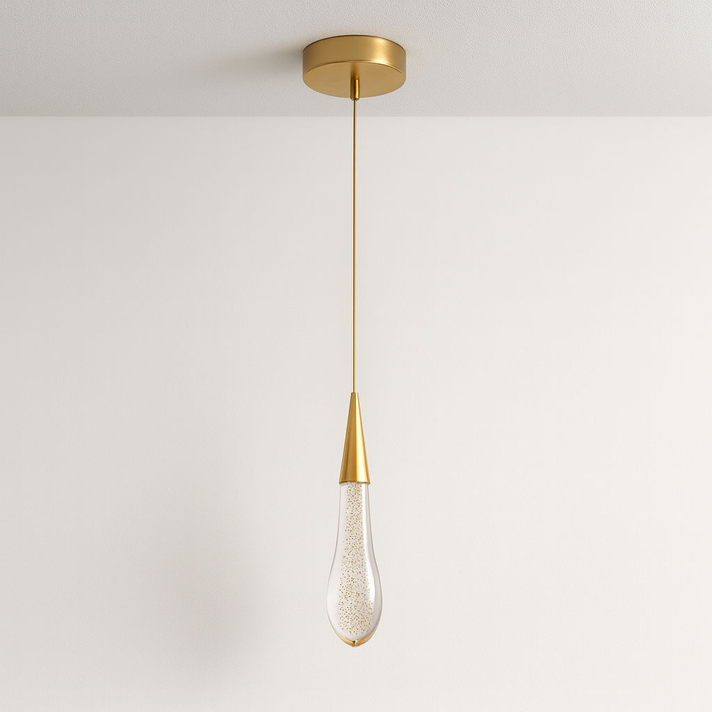 Luminária Pendente Moderno Minimalista Gota
