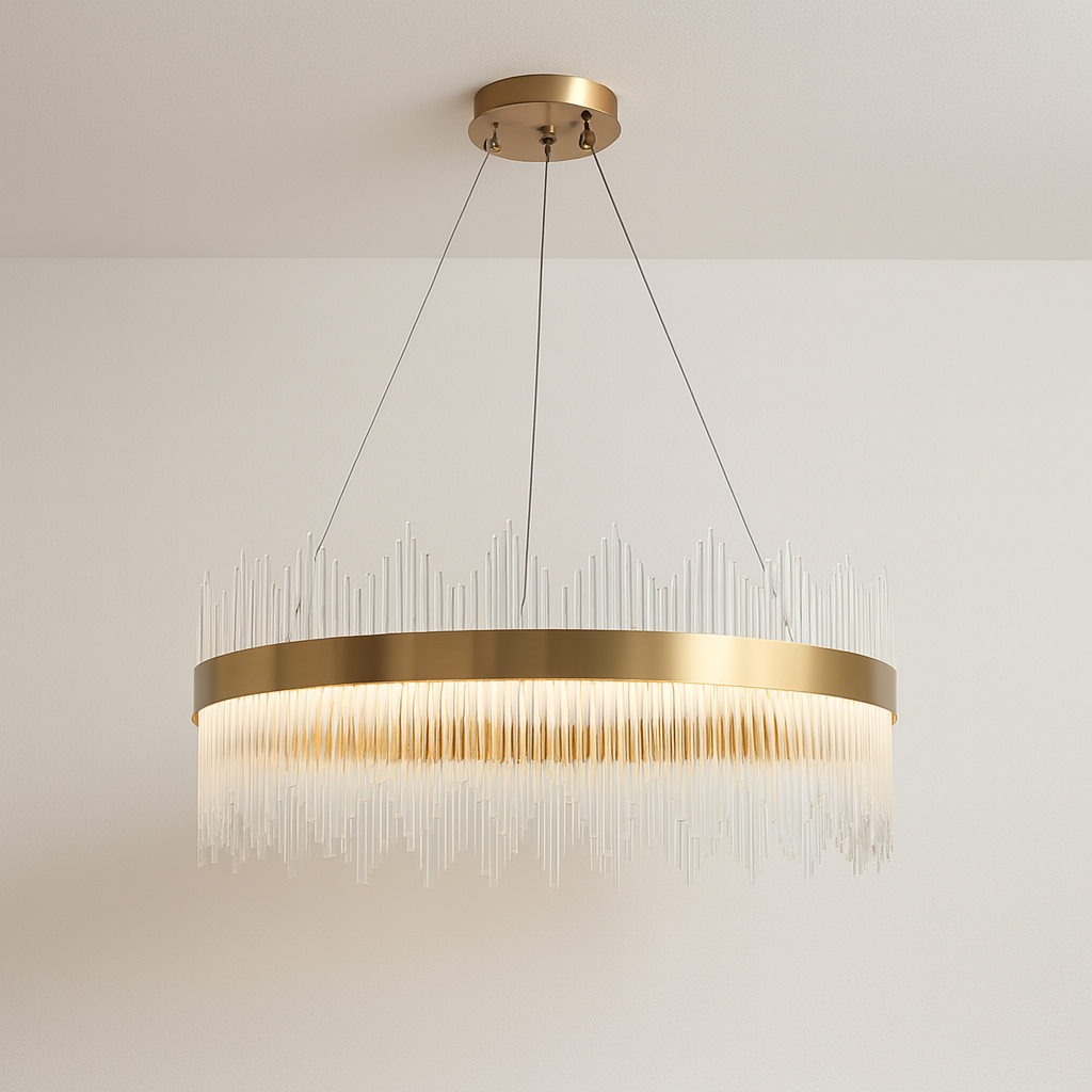 Luminária Lustre Pendente Moderno Clássico Hold