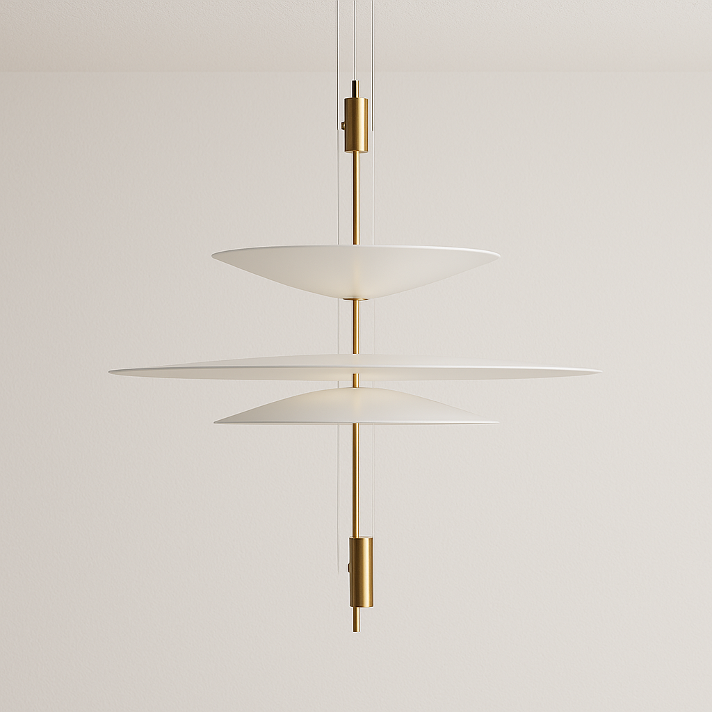 Luminária Pendente Moderno Minimalista Flamingo LED 3 Camadas