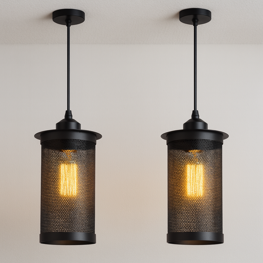 Luminária Pendente Moderna Vintage Retrô Industrial Myd