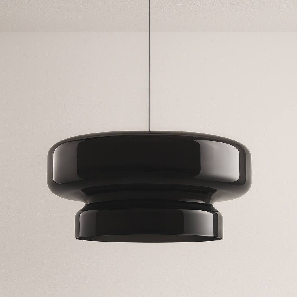 Luminária Pendente Moderna Minimalista Metal Vidro Densy