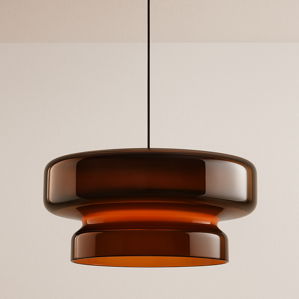 Luminária Pendente Moderna Minimalista Metal Vidro Densy