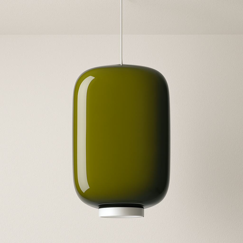 Luminária Pendente Moderna Minimalista Metal Vidro LED Glow