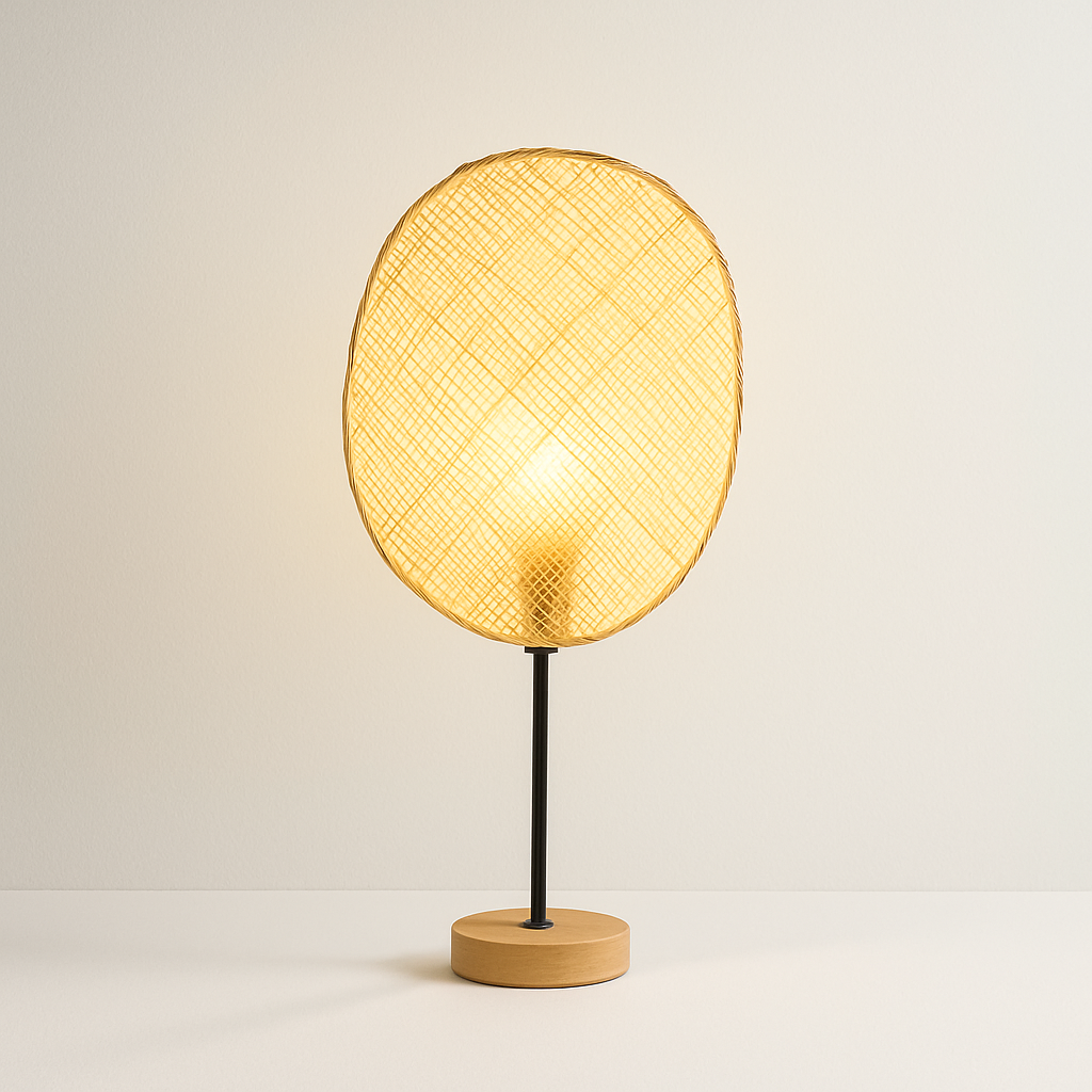 Luminária de Mesa Abajur Moderna Minimalista Vime Kinoá