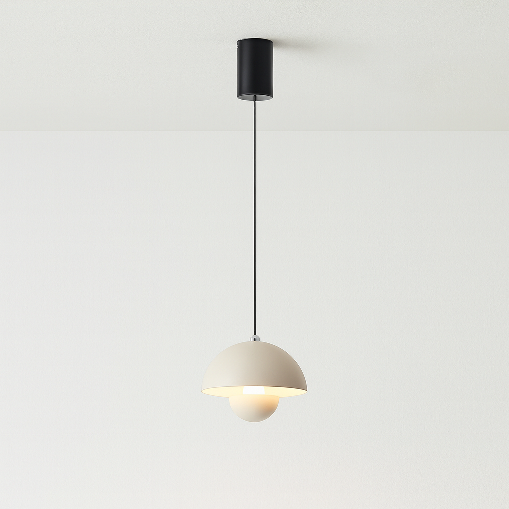 Luminária Pendente Moderna Minimalista LED Metal Acrílico Falira