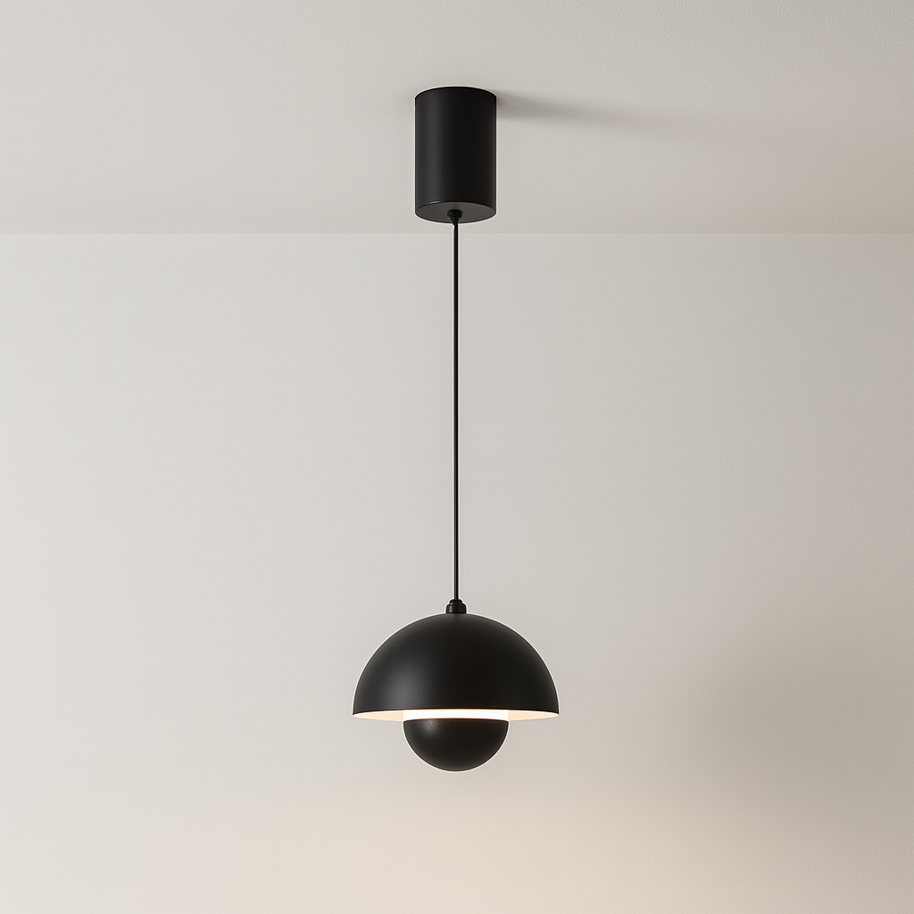 Luminária Pendente Moderna Minimalista LED Metal Acrílico Falira