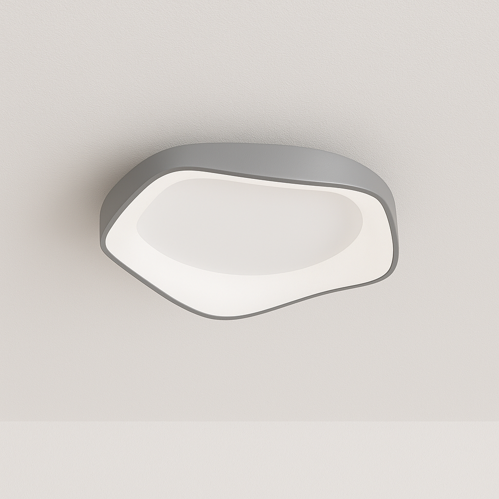Luminária Plafon Moderna Minimalista LED Metal Acrílico Lagan