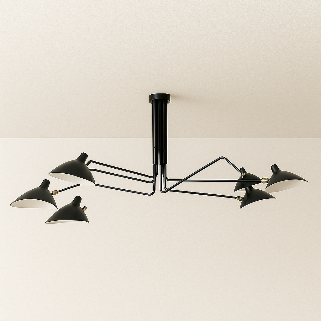 Luminária Plafon Moderna Minimalista Industrial Articulada Nerth Mouille