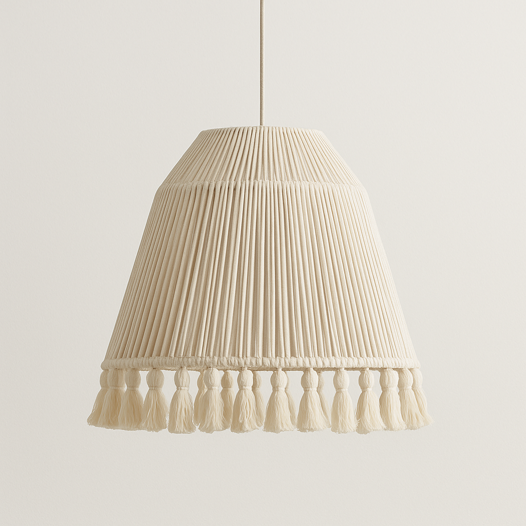 Luminária Pendente Moderna Minimalista Tecido Divin