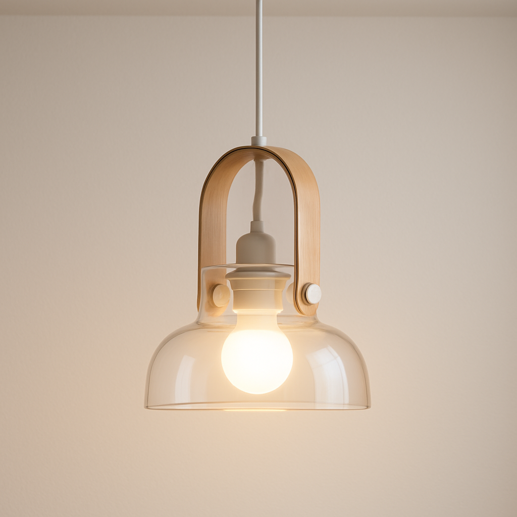Luminária Pendente Moderna Minimalista Vidro Sot