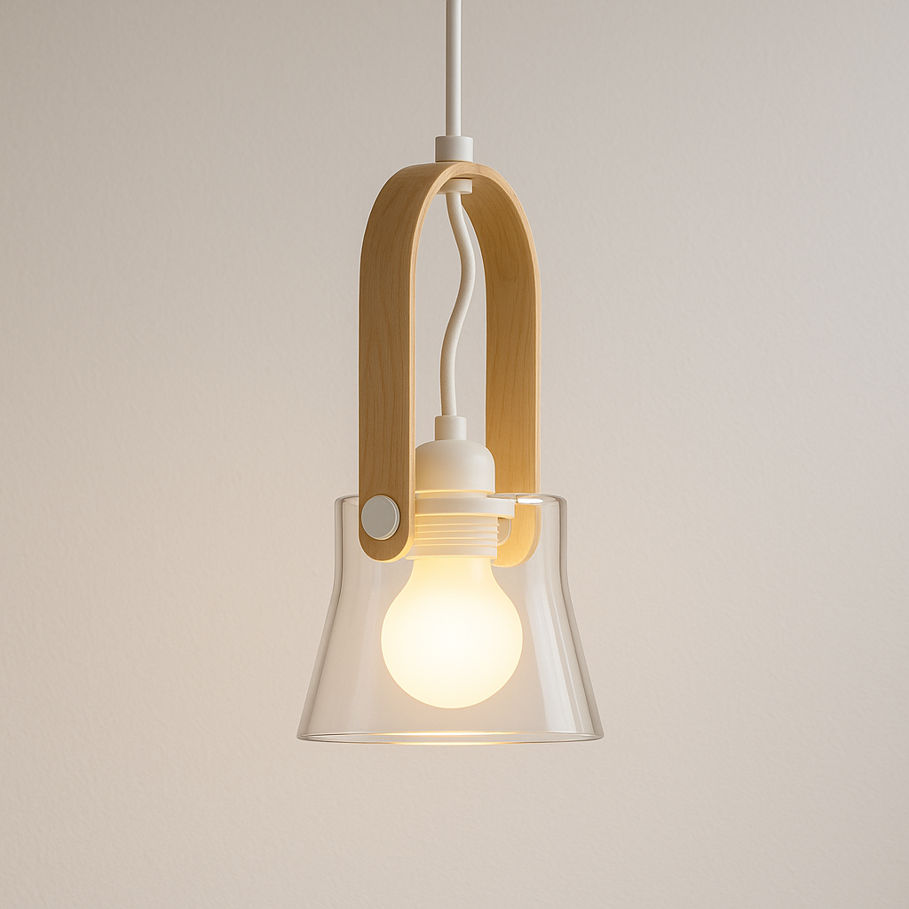 Luminária Pendente Moderna Minimalista Vidro Sot