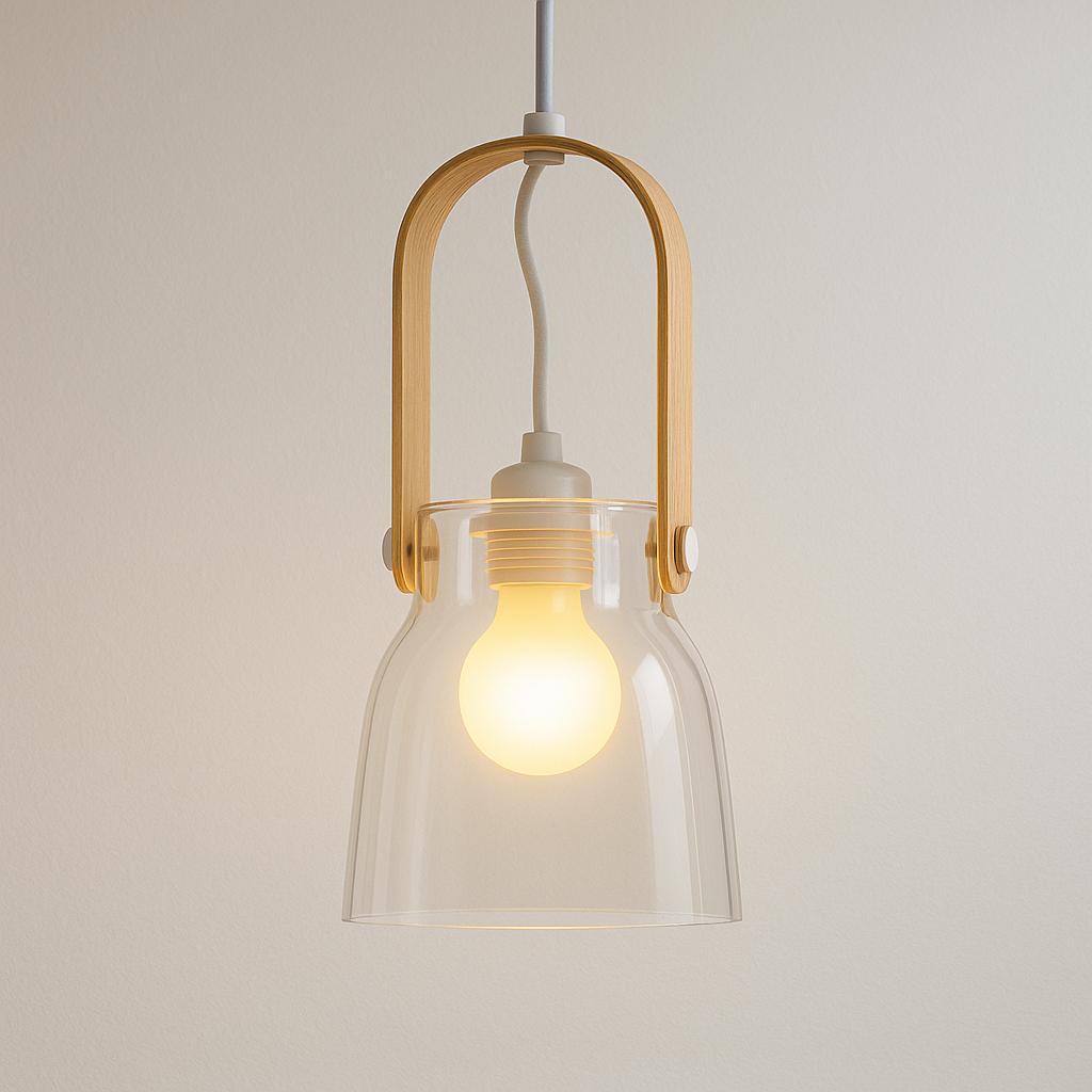 Luminária Pendente Moderna Minimalista Vidro Sot