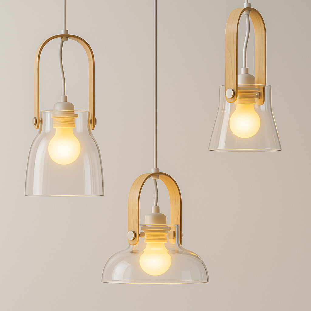 Luminária Pendente Moderna Minimalista Vidro Sot