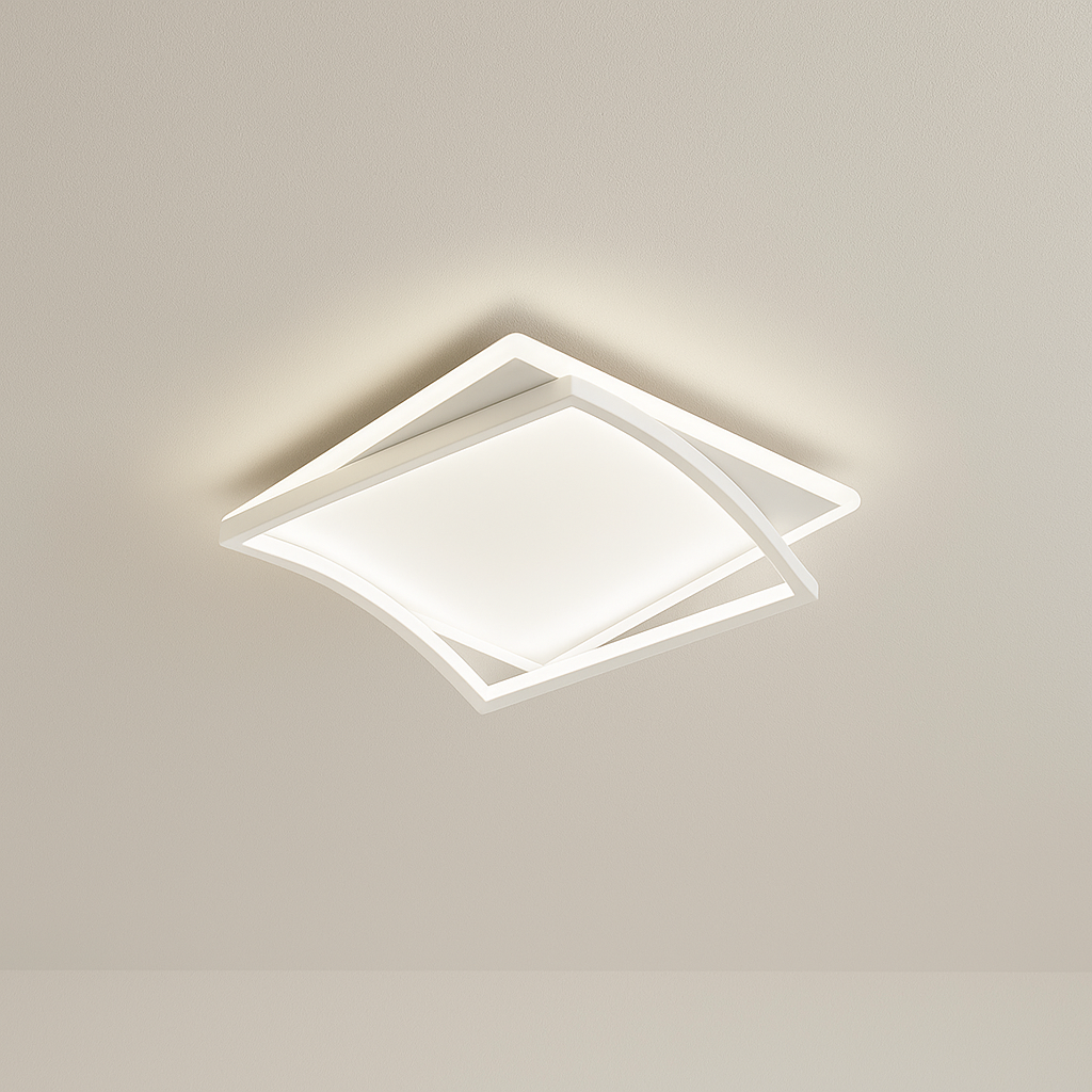 Luminária Plafon Moderna Minimalista LED Metal Dassia
