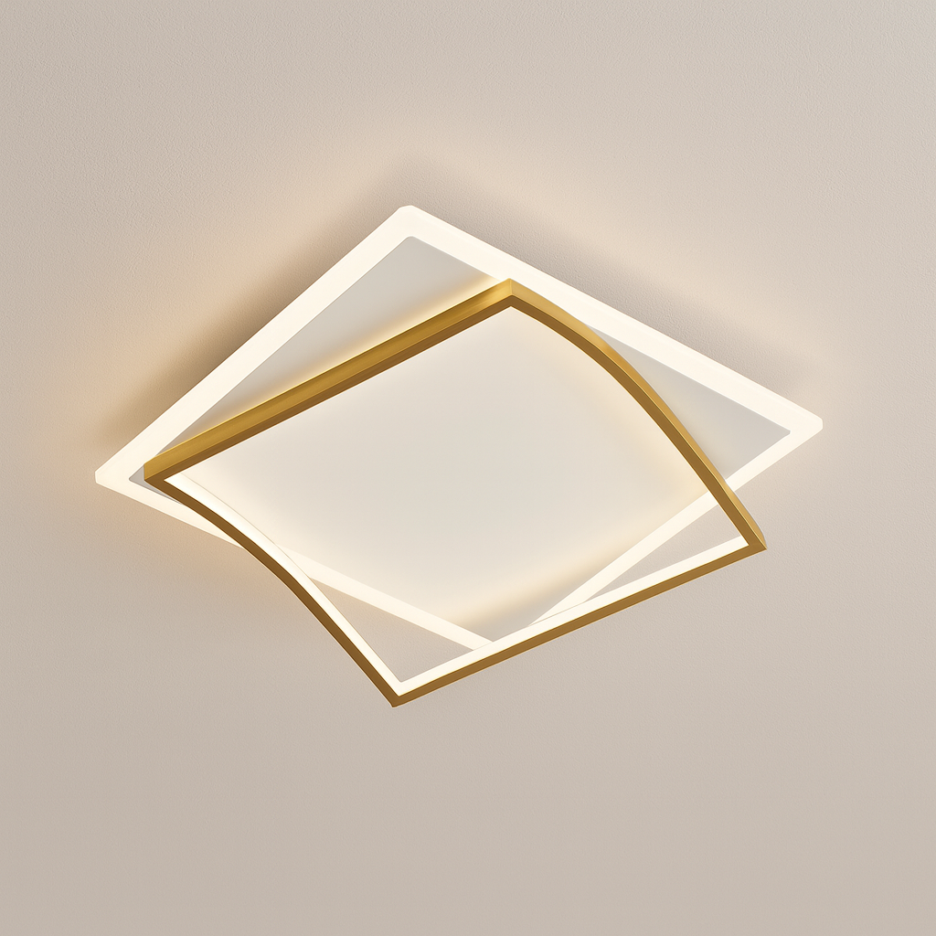 Luminária Plafon Moderna Minimalista LED Metal Dassia