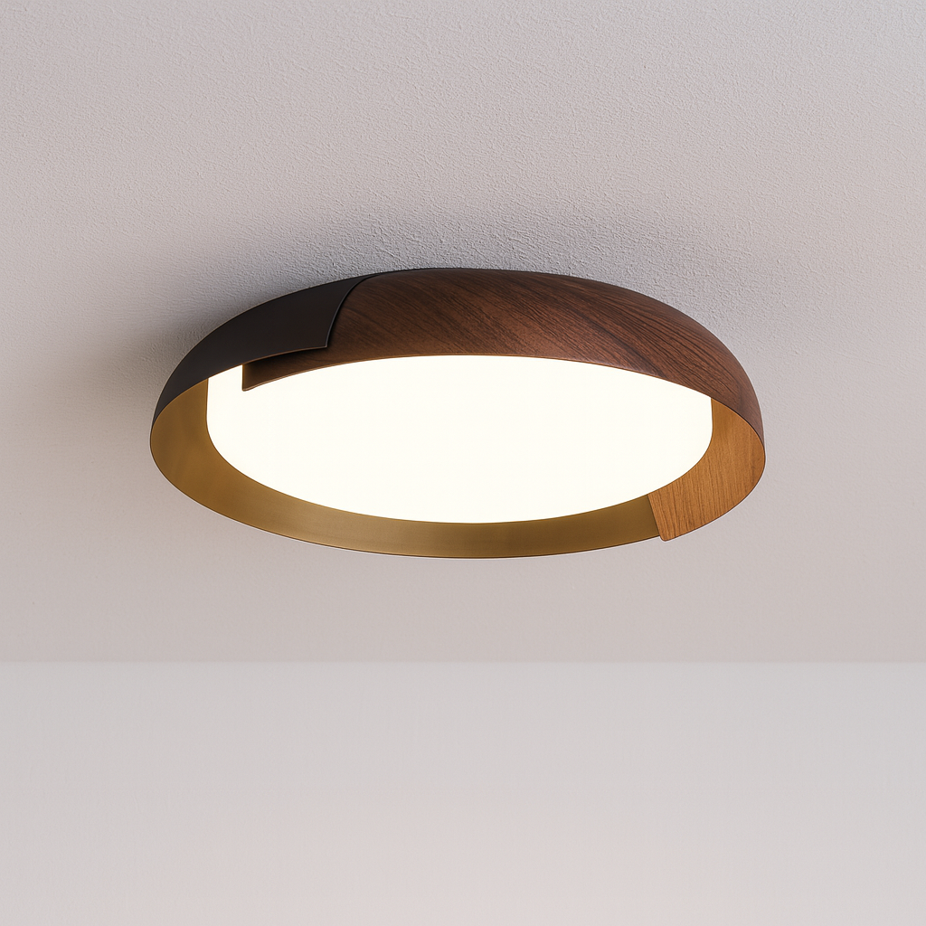 Luminária Plafon Moderna Minimalista LED Metal Acrílico Sable