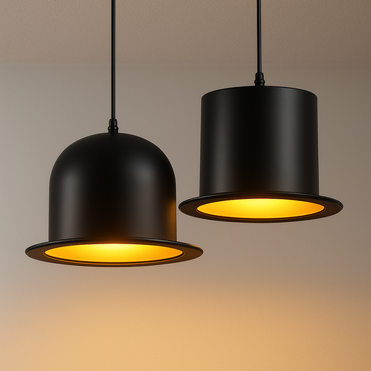 Luminária Pendente Moderna Minimalista Metal Magic Hat